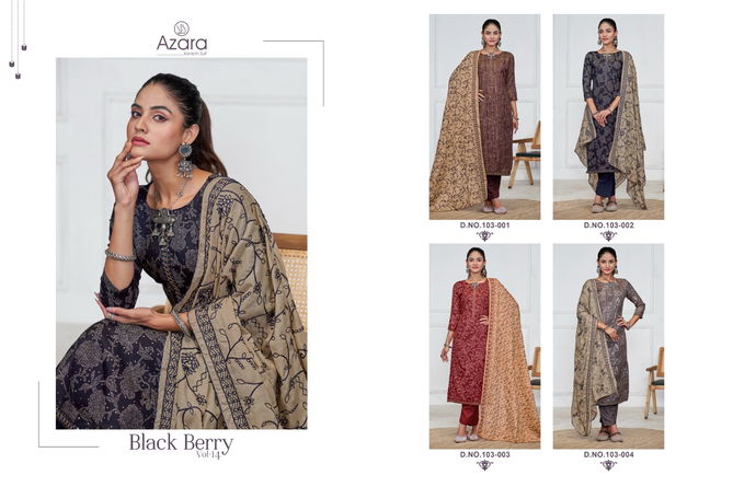 Black Berry Vol 14 By Radhika Azara Printed Cotton Dress Material Wholesale Shop In Surat
